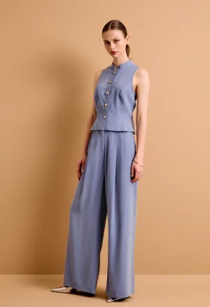 Φαρδύ παντελόνι με πιέτες