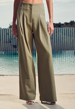 Alternative view of Παντελόνι με διπλή πιέτα