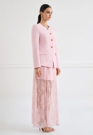 Alternative view of Δαντελένια maxi φούστα