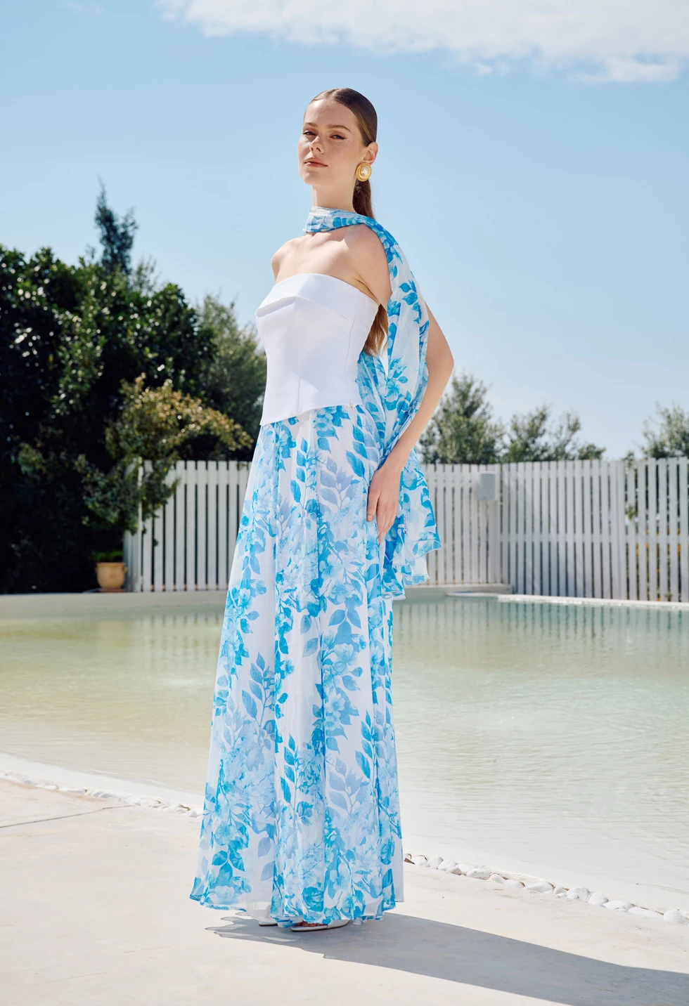 Maxi φούστα floral