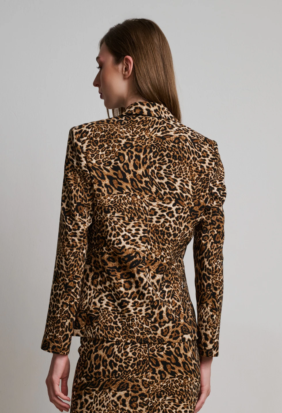 Σακάκι με animal print - Image 4