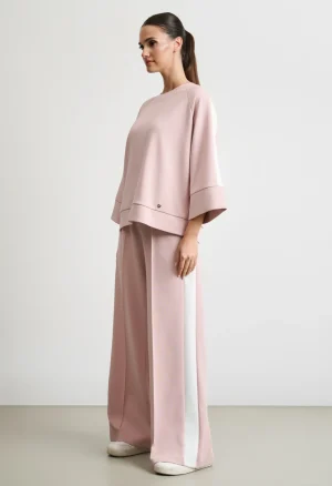 Alternative view of Σετ φόρμα φούτερ με ρίγα στο πλάι