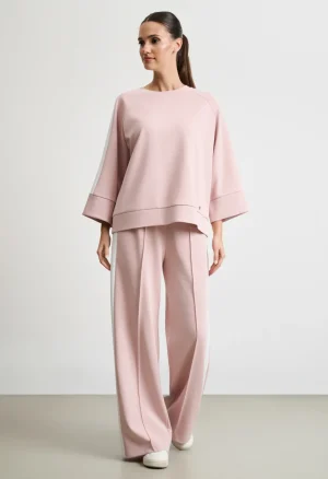 Σετ φόρμα φούτερ με ρίγα στο πλάι