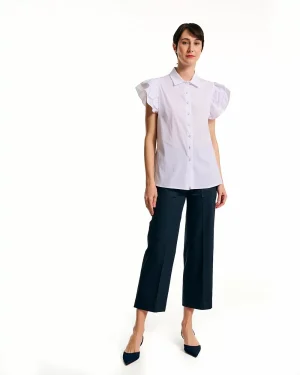 Alternative view of Παντελόνα crop καπαρντίνα