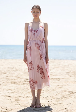 Alternative view of Μίντι φόρεμα πλισέ