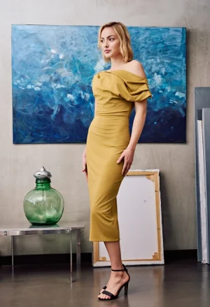 Alternative view of Φόρεμα ντραπέ