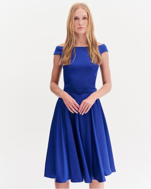 Φόρεμα κλος satin midi