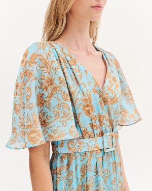 Alternative view of Φόρεμα εμπριμέ satin