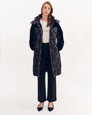 Alternative view of Μπουφάν καπιτονέ με γούνα