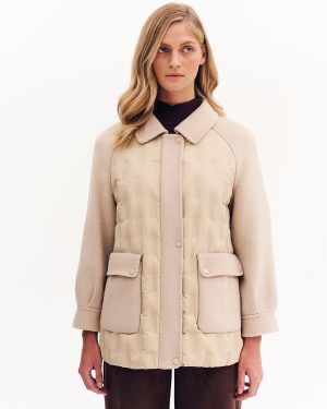 Μπουφάν με δύο υφάνσεις