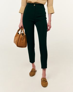 Alternative view of Παντελόνι σε κρεπ cigarette