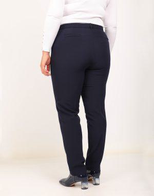 Alternative view of Παντελόνι κρεπ σε ίσια γραμμή