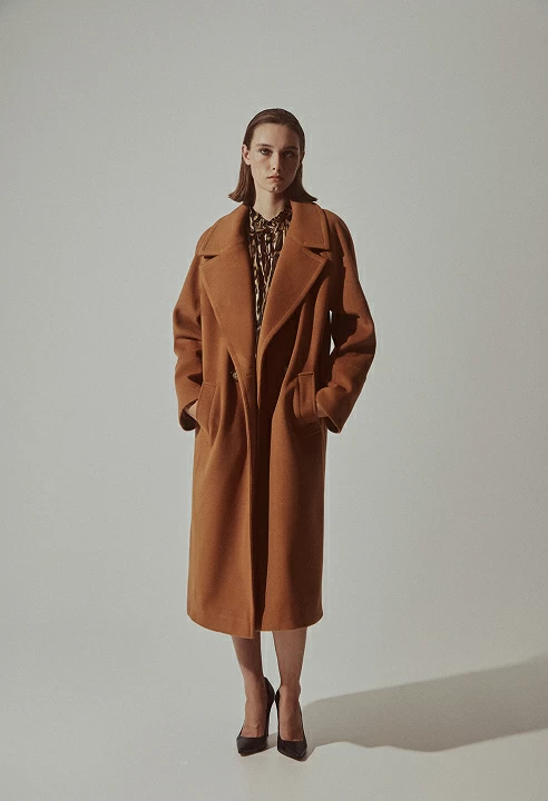 Μακρύ παλτό oversized - Image 2