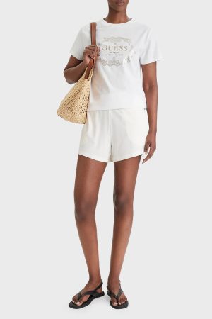 Alternative view of T-shirt με logo με μεταλλική λεπτομέρεια