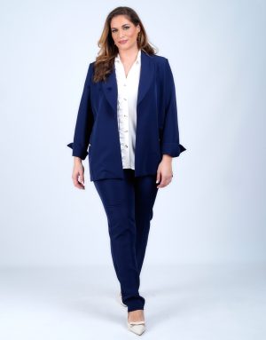 Alternative view of Κρεπ παντελόνι plus size