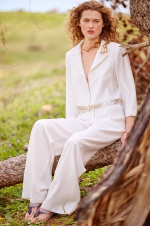 Alternative view of Σακάκι κοντό με διακοσμητική παγιέτα στο τελείωμα