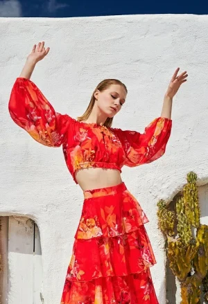 Alternative view of Crop τοπ εμπριμέ