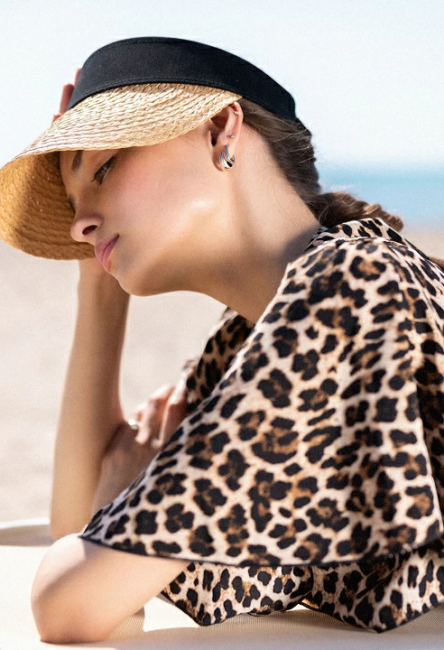 Κρουαζέ τοπ animal print - Image 4
