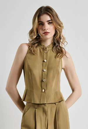 Τοπ με κουμπιά