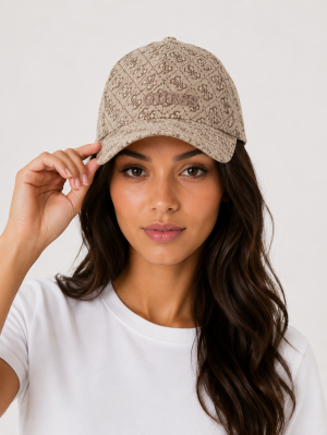 Γυναικείο jockey καπέλο all-over monogram print
