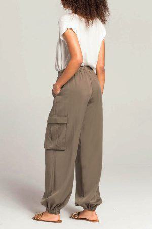 Alternative view of Παντελόνι cargo με λάστιχο