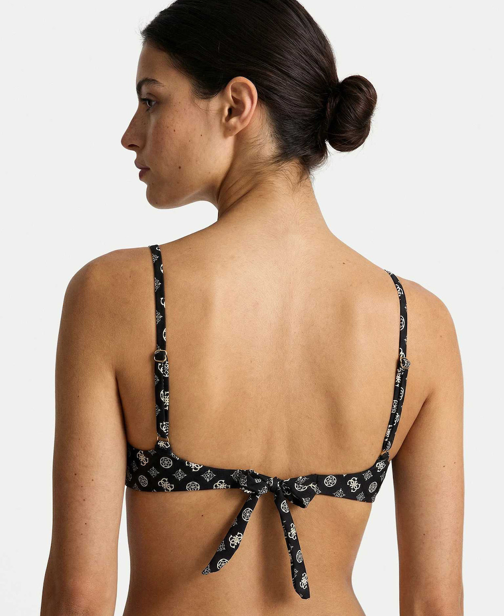 Bikini top all over logo print - Image 3