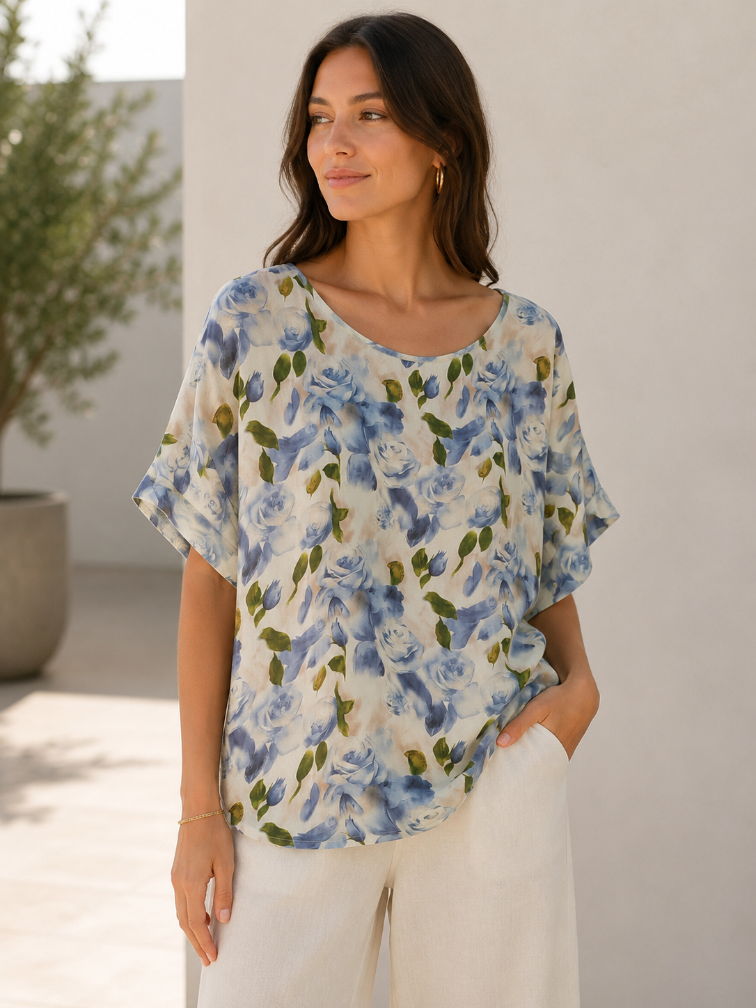 Μπλούζα floral