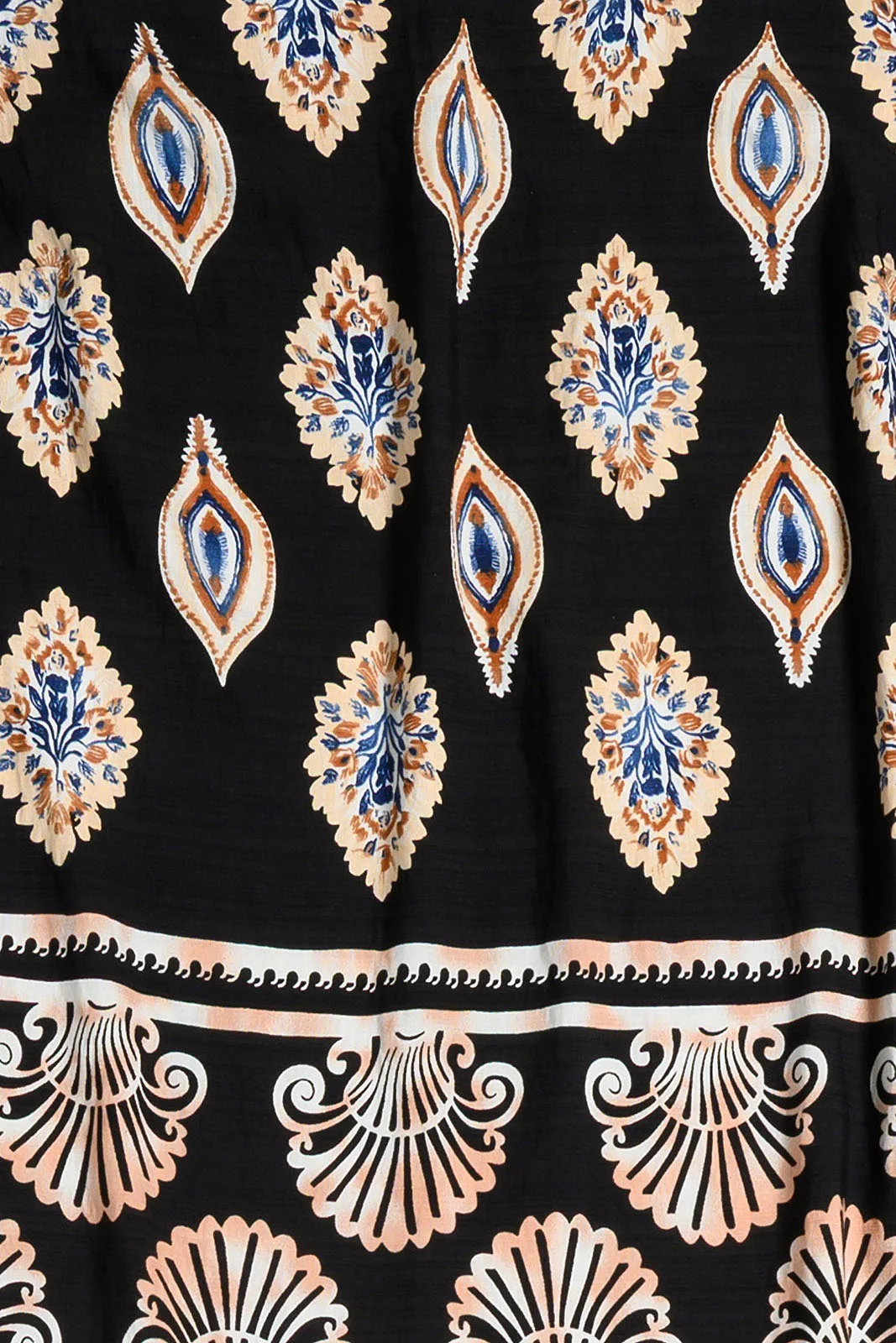 Printed παντελόνα με ethnic μοτίβα plus size - Image 4