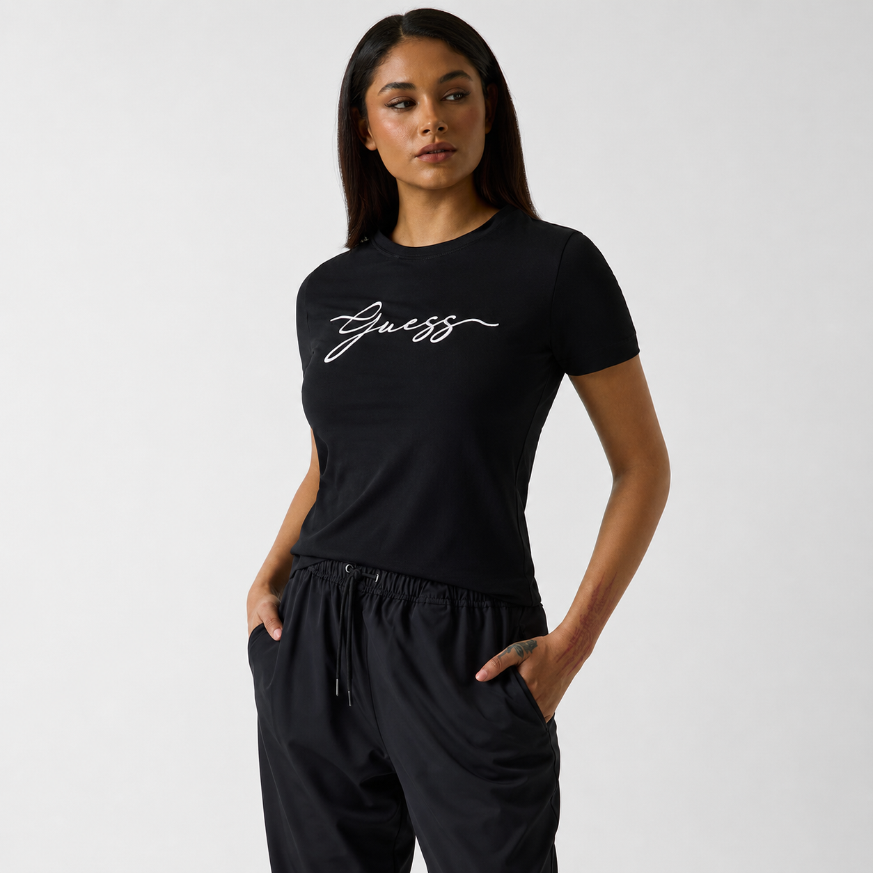 T-shirt με signature logo - Image 2