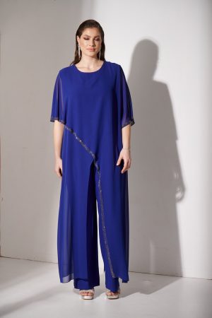 Alternative view of Ολόσωμη Φόρμα Ασύμμετρη με Στρας