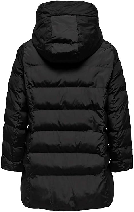 Μπουφάν puffer με ψηλό λαιμό Plus size - Image 2