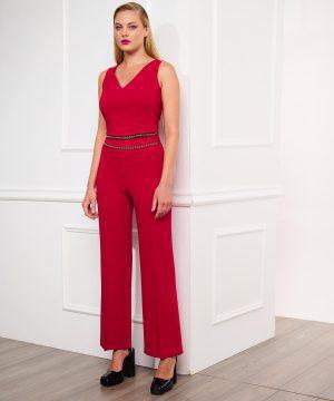 Alternative view of Τοπ αμάνικο από crepe ύφασμα