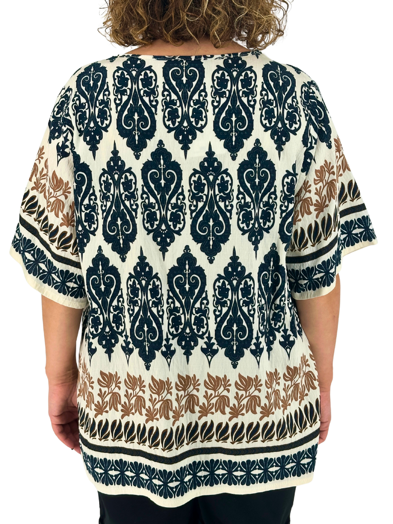 Μπλούζα με ethnic print - Image 3
