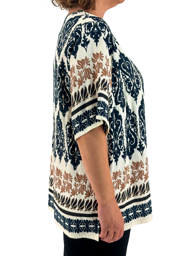 Μπλούζα με ethnic print - Image 2