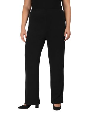 Παντελόνι απο ελαστικό ζέρσεϋ ύφασμα plus size