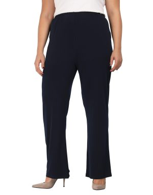 Παντελόνι απο ελαστικό ζέρσεϋ ύφασμα plus size