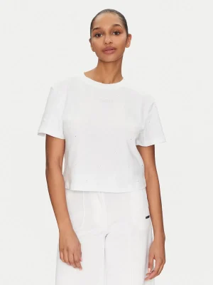 Crop T-shirt με στράς Guess