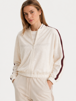 Ζακέτα monogram και sporty λεπτομέρειες