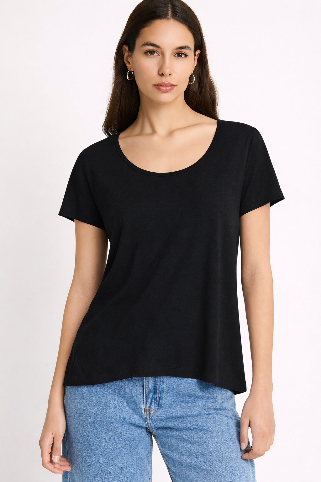 T-shirt μονόχρωμο σε Relaxed fit