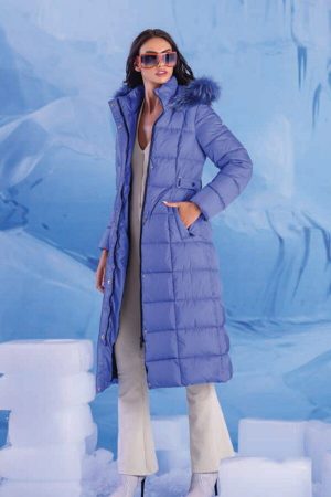 Alternative view of Μακρύ καπιτονέ μπουφάν