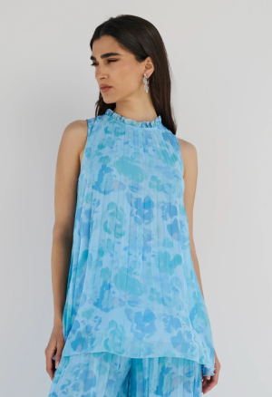 Τοπ αμάνικο πλισέ