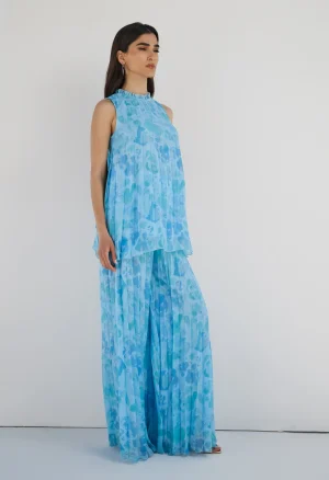 Alternative view of Παντελόνι πλισέ φαρδύ