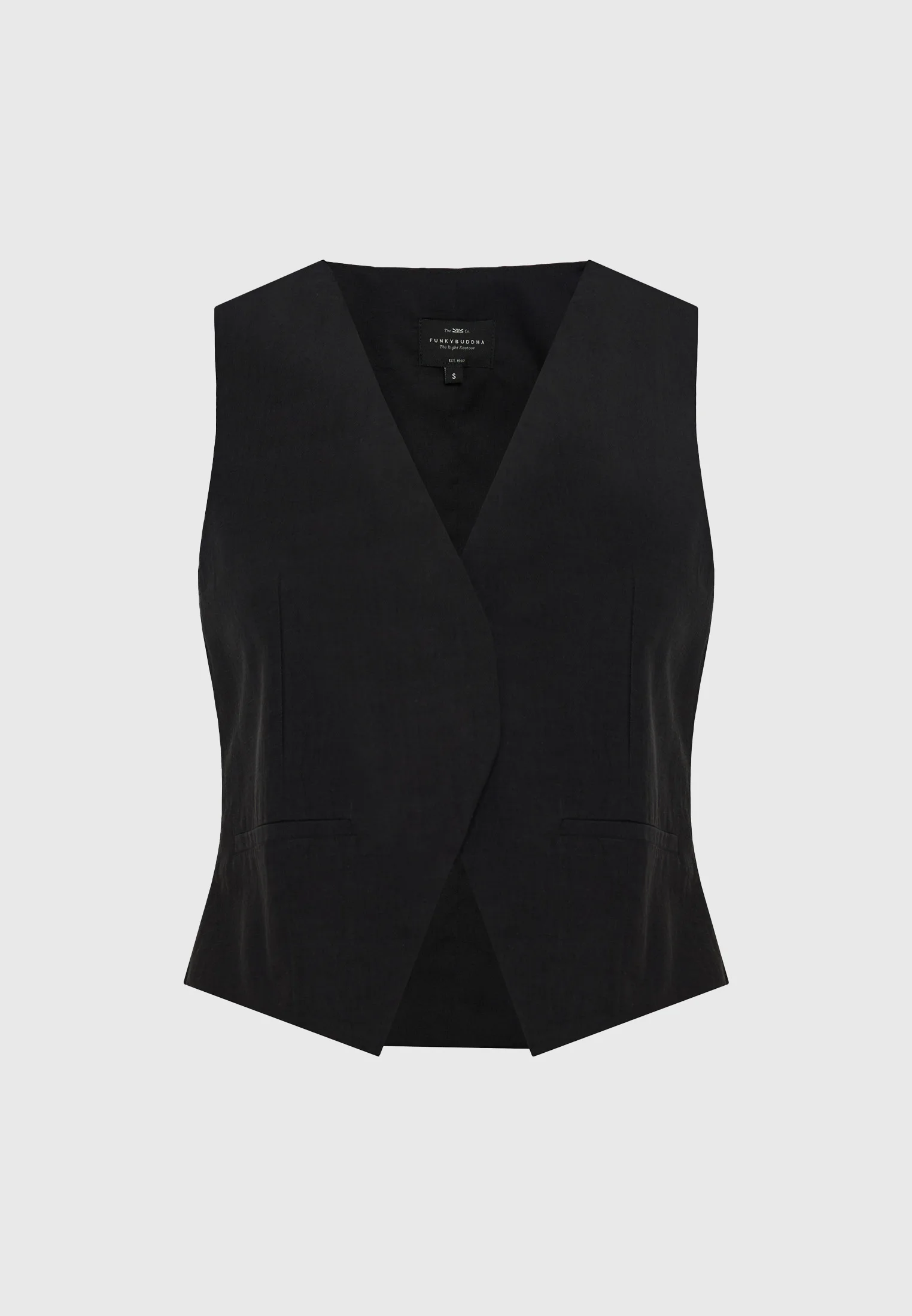 Γιλέκο γυναικείο μαύρο tailored - Image 7