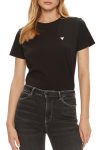 T-shirt guess basic με λογότυπο στο στήθος