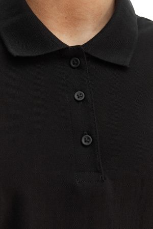 Alternative view of Αμάνικο φόρεμα polo με logo λεπτομέρεια