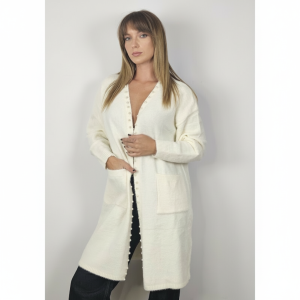 Ζακέτα πλεκτή μακριά