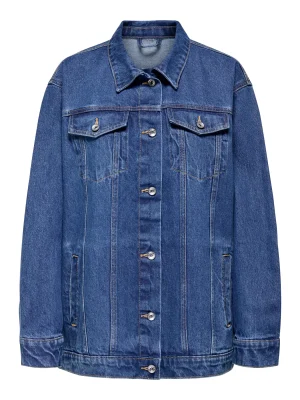 Μπουφάν τζιν με κουμπιά