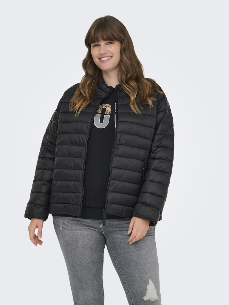 Plus size καπιτονέ μπουφάν ελαφρύ