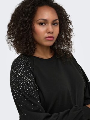 CARVIOLETTA L/S DETAIL SLIT SWT JRS