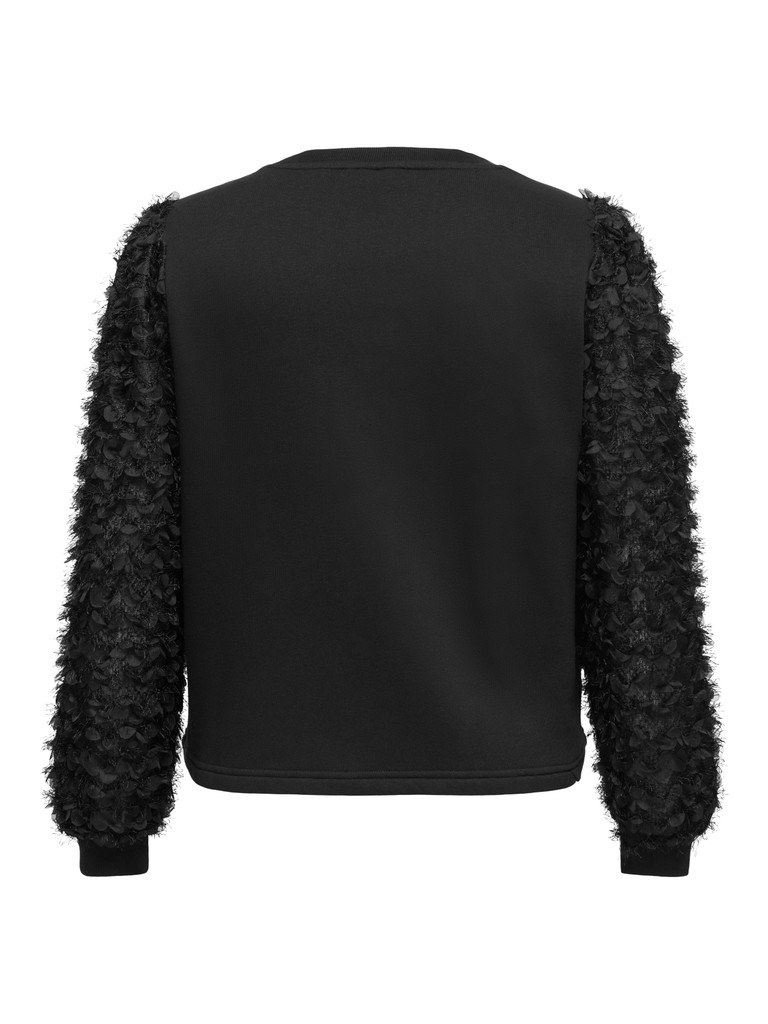 Φούτερ με ανάγλυφα μανίκια Plus size - Image 6